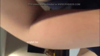 Chinese stud fuck a student with natural monstrous breasts
